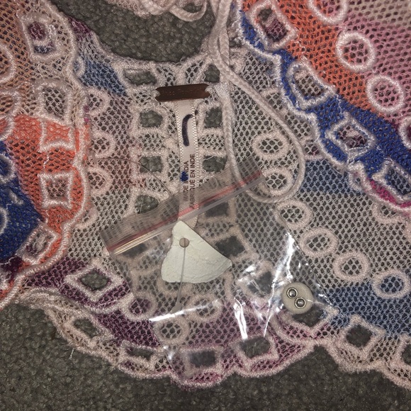 Free People All Eyes on You Mesh Bell Sleeve Top - Picture 6 of 7